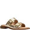 CLARKS WOMENS SANDAL - GOLD LEATHER